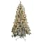 6 ft. Pre-Lit &#x26; Pre-Decorated Crystal Cashmere Full Artificial Christmas Tree, Clear Lights